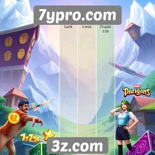 Comparação entre jogos disponíveis no 7ypro
